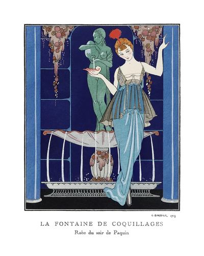 Flapper lady poster, art deco. poster print