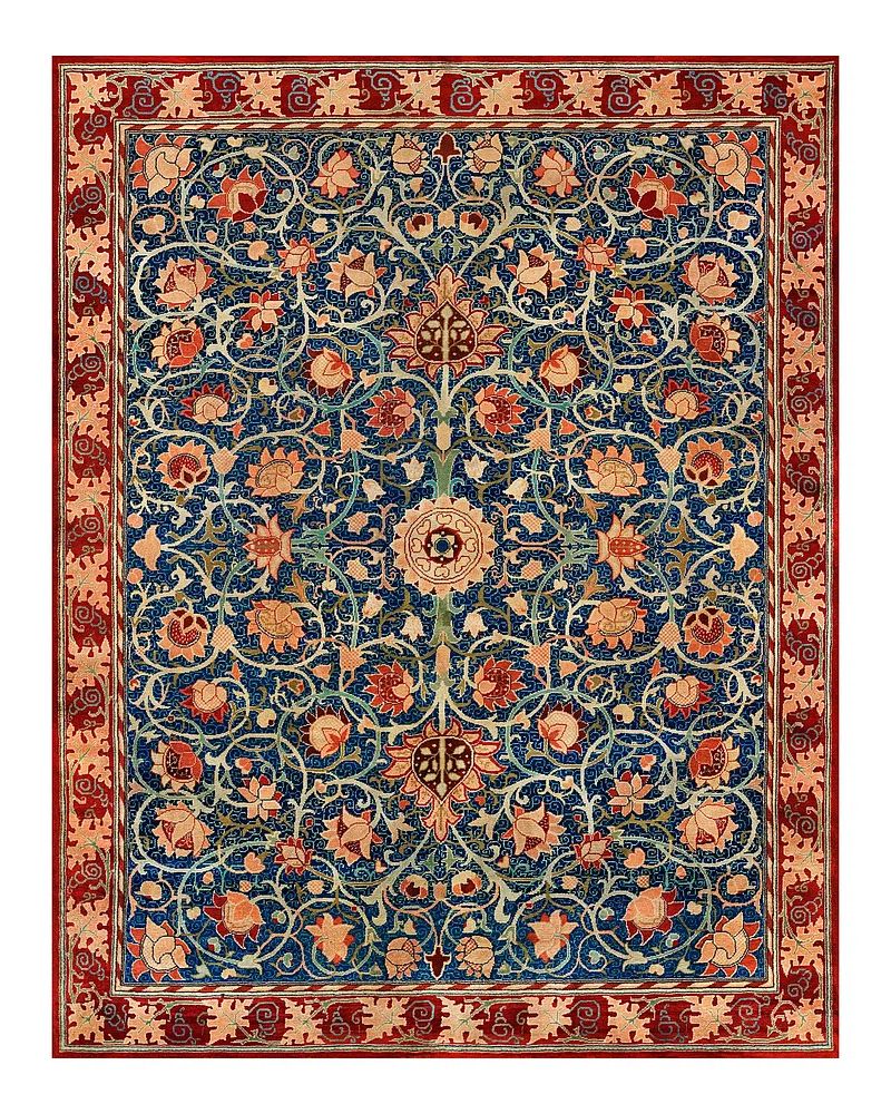 Holland park carpet vintage illustration. poster detail