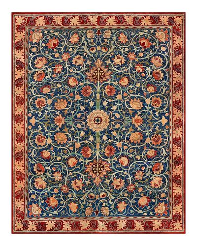 Holland park carpet vintage illustration. poster