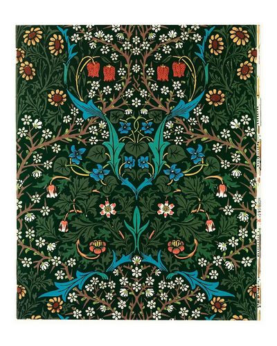 Tulip pattern vintage illustration wall. poster print