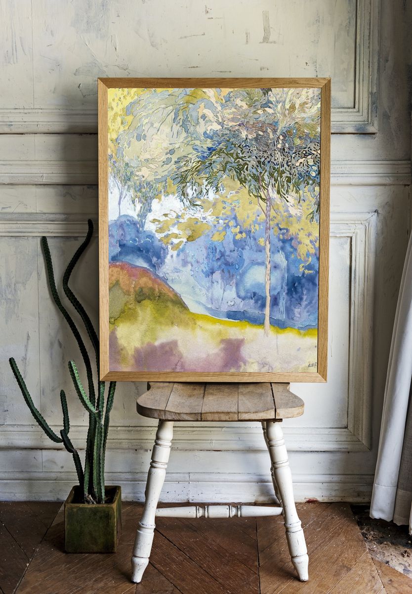 Boomrijk landschap by Georges de Feure (1878) — Art Print. — room view 1