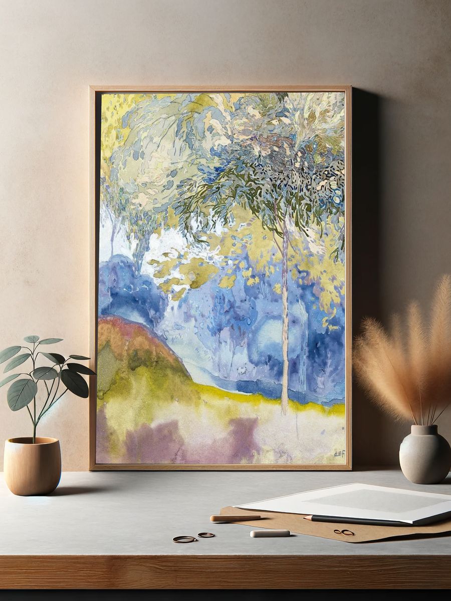 Boomrijk landschap by Georges de Feure (1878) — Art Print. — room view 2