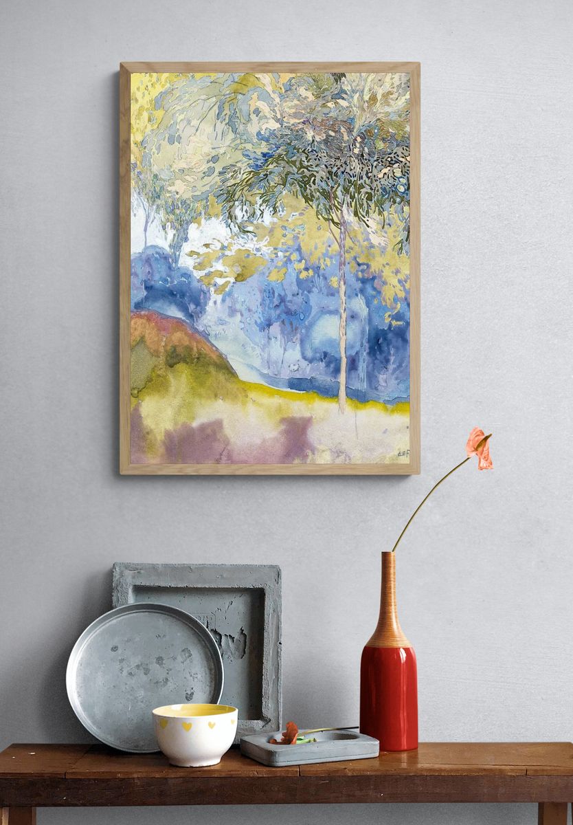 Boomrijk landschap by Georges de Feure (1878) — Art Print. — room view 3