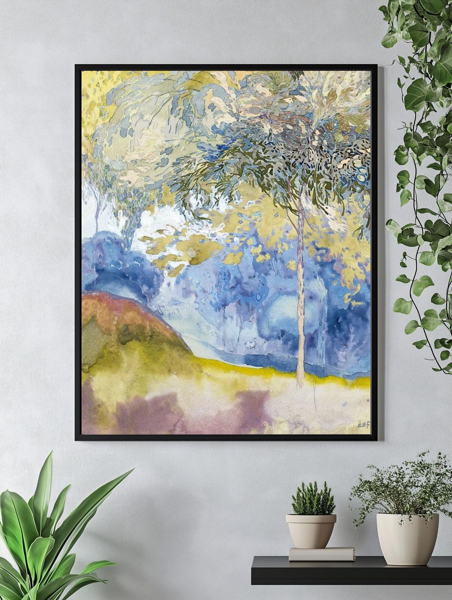 Boomrijk landschap by Georges de Feure (1878) — Art Print. — room view 4