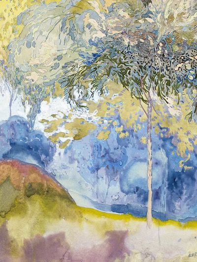 Boomrijk landschap by Georges de Feure (1878) — Art Print. poster
