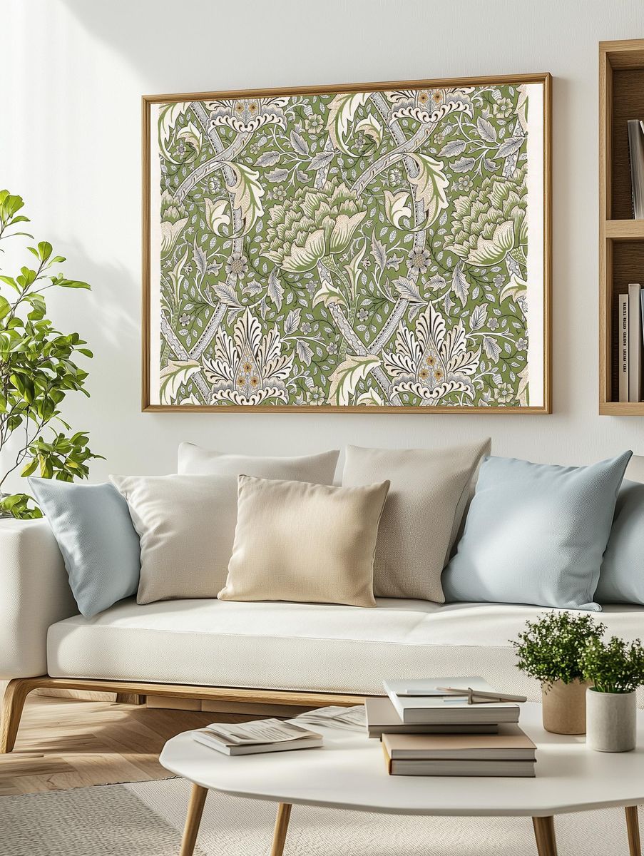 Windrush by William Morris (1917-25) — Art Print. — room view 2