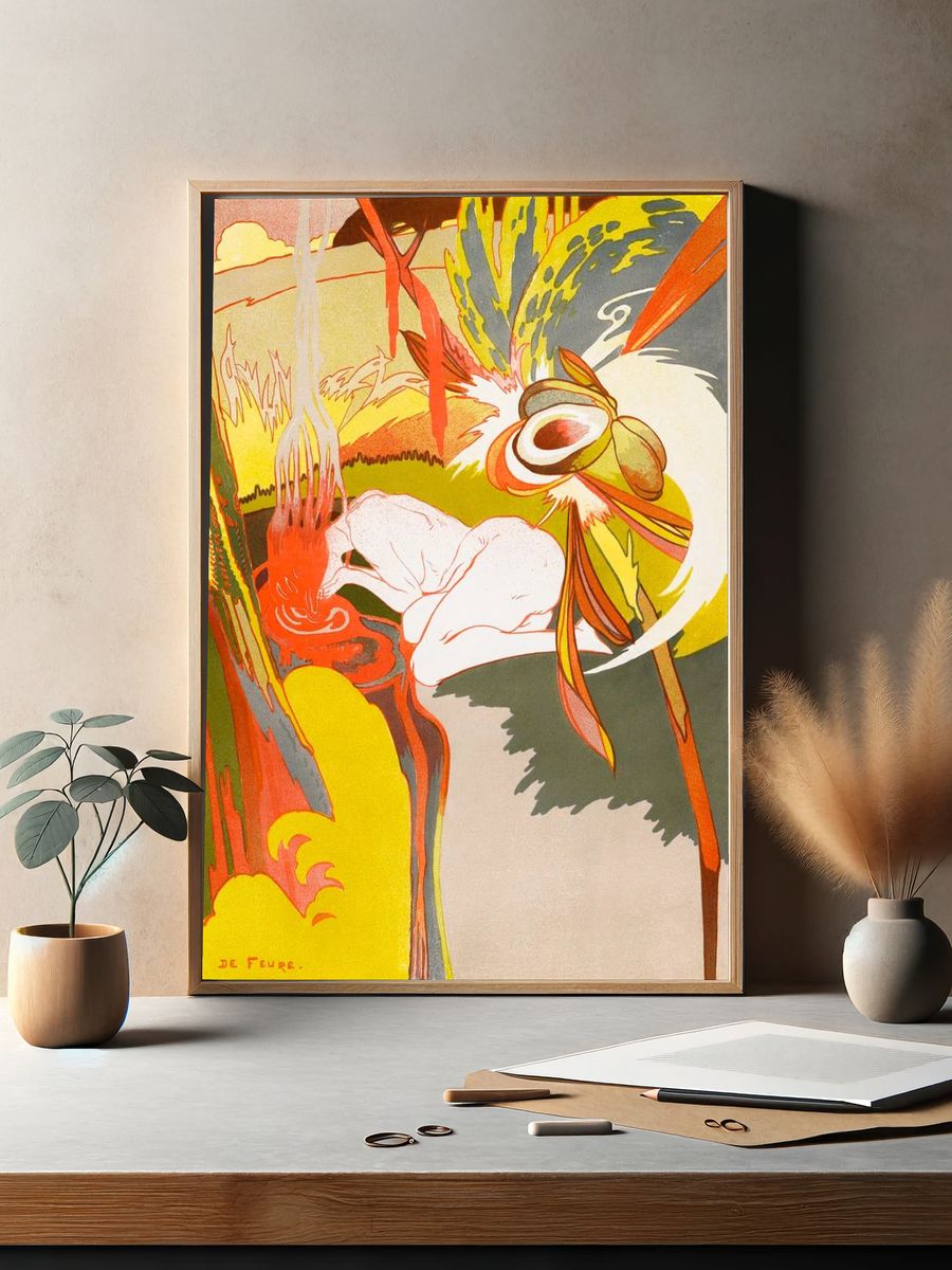 La source du Mal by Georges de Feure (1894) — Art Print. — room view 2