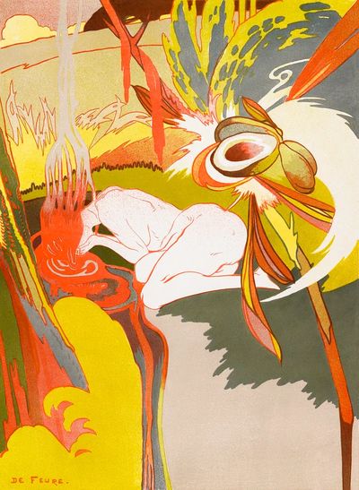 La source du Mal by Georges de Feure (1894) — Art Print. poster