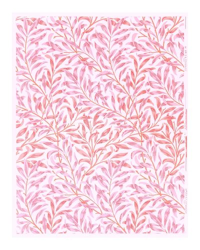 Willow wallpaper pattern wall art. poster