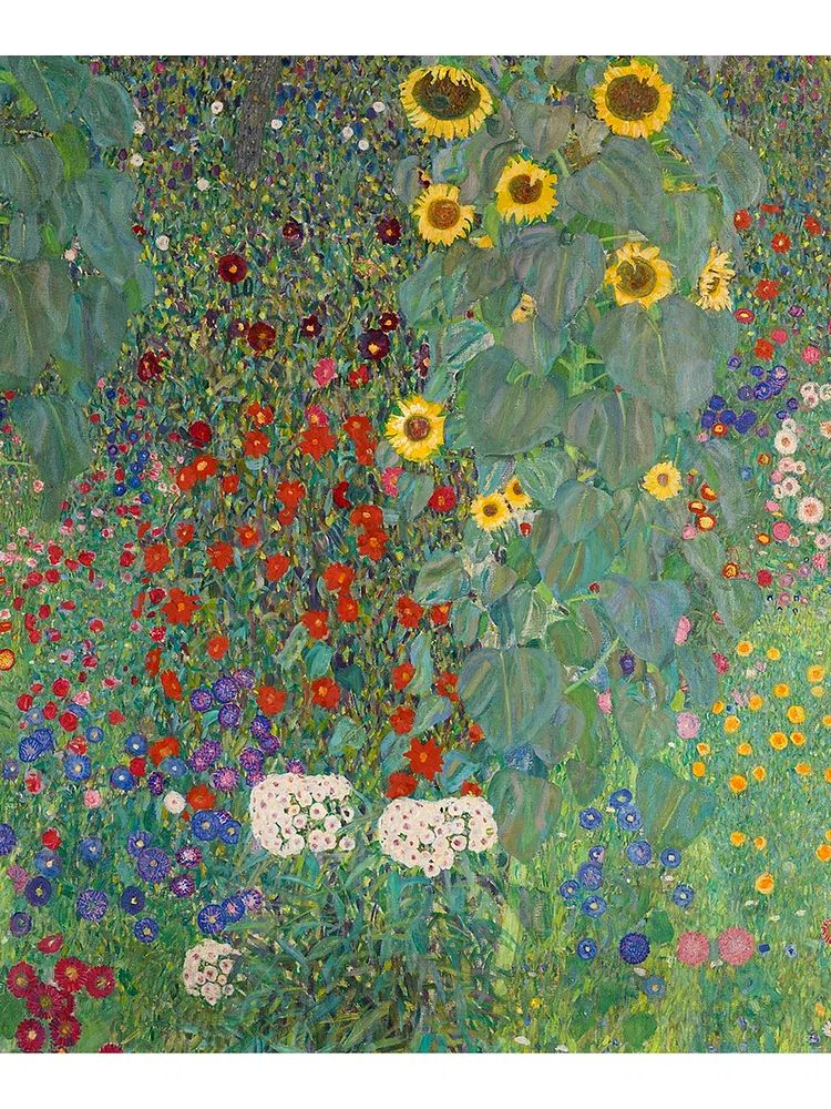 Klimt Wall Art, Farm Garden. poster detail