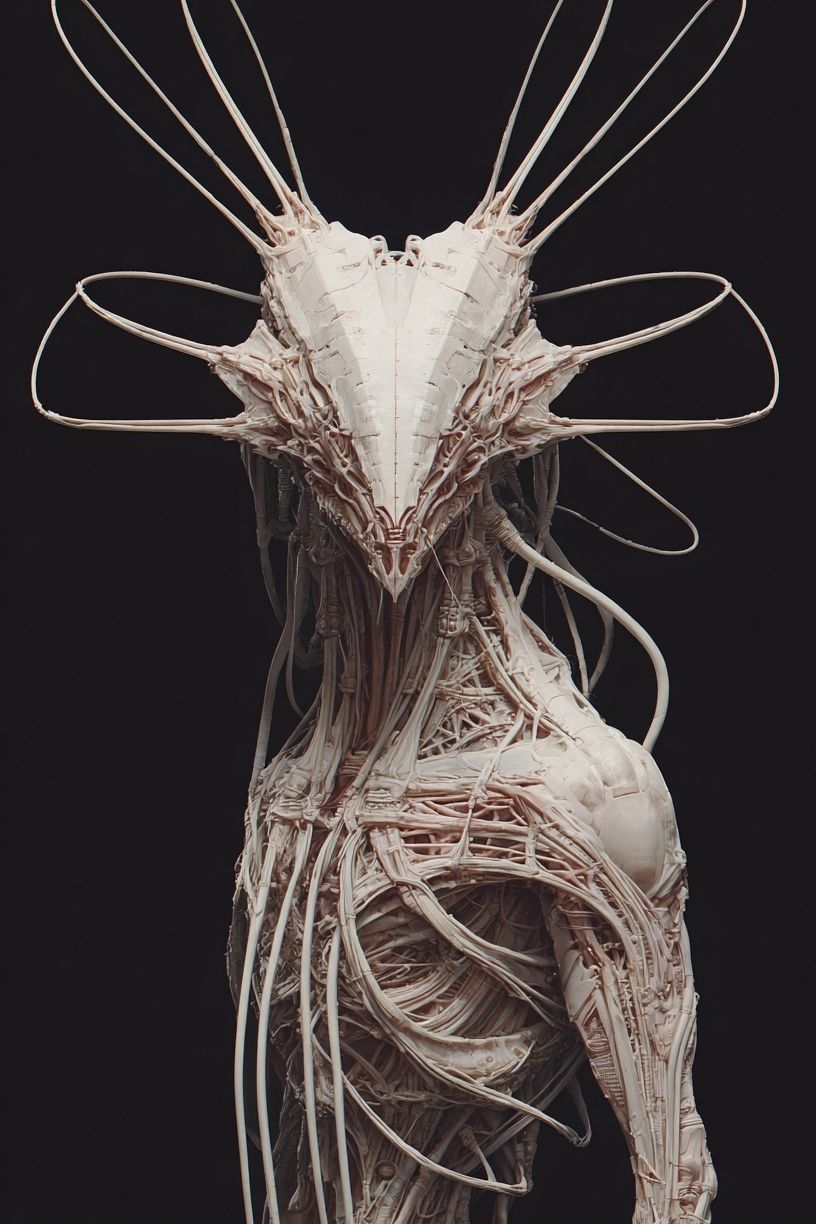 Abstract Creature Sculpture Poster. poster — fine-art art