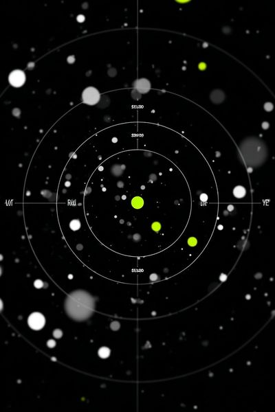 Abstract Space Visualization Poster. poster