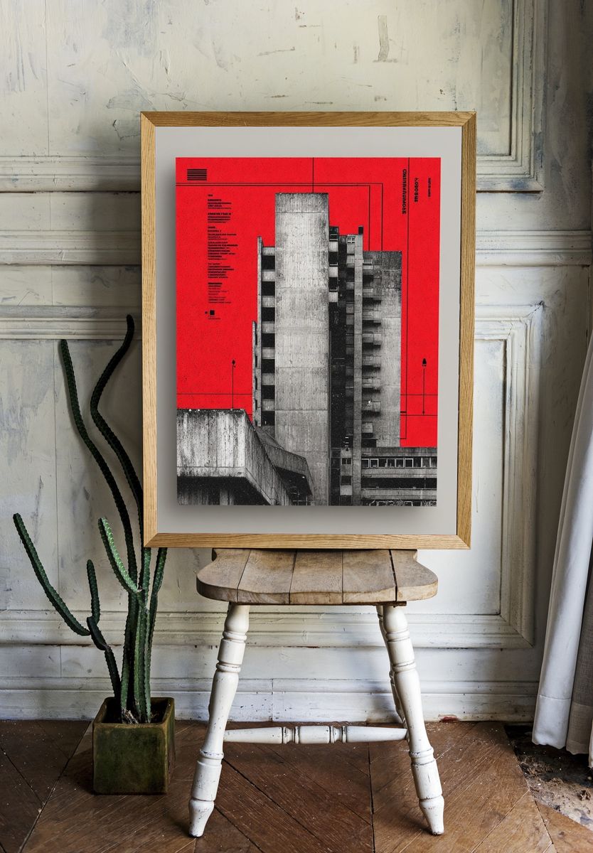 Brutalist Architecture — Fine Art Print. — room view 1