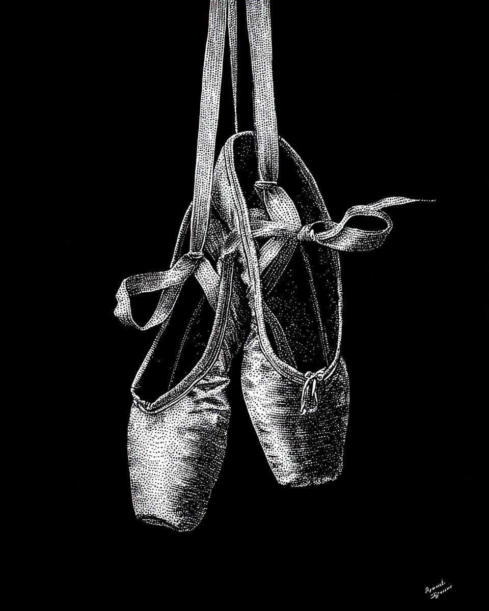 Ballet Shoes — Fine Art Print. poster detail