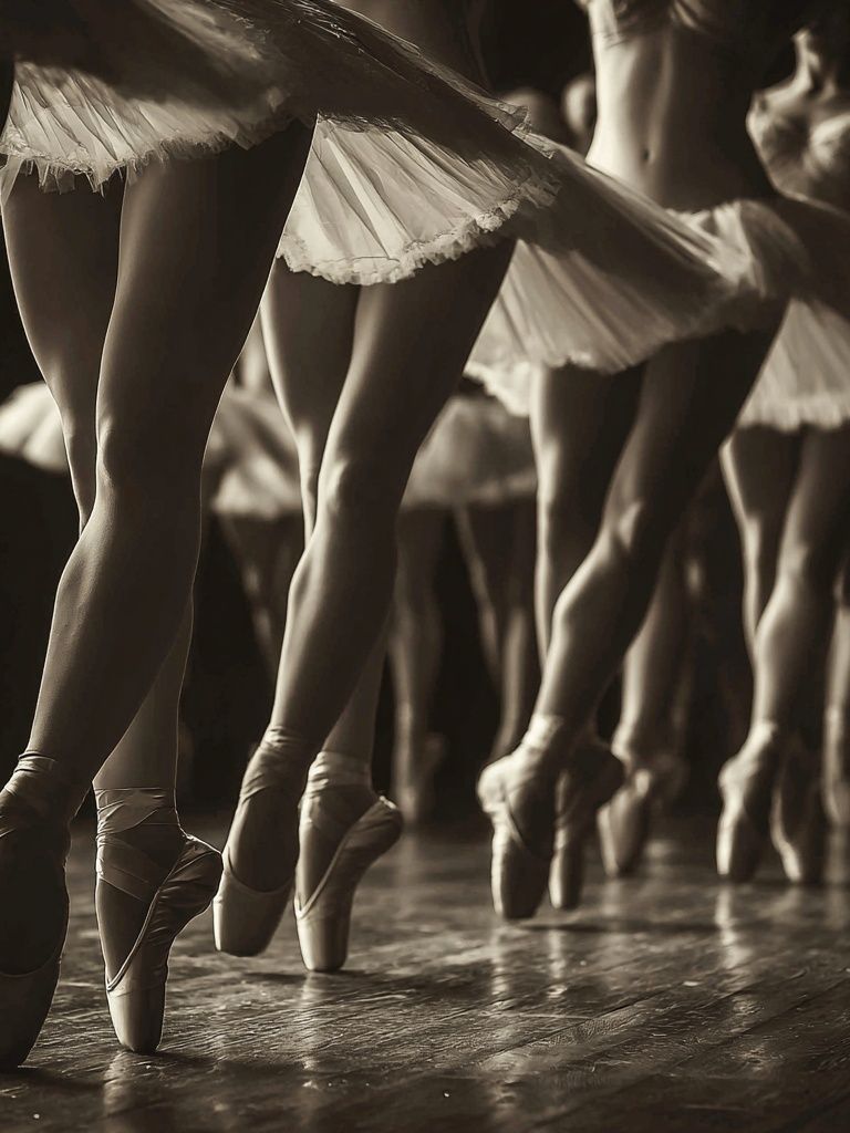 Ballet Dancers in Motion — Photography Print. poster — photography art
