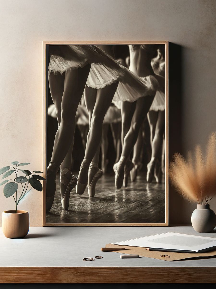 Ballet Dancers in Motion — Photography Print. — room view 2