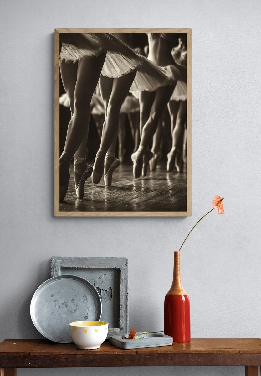 Ballet Dancers in Motion — Photography Print. — room view 3