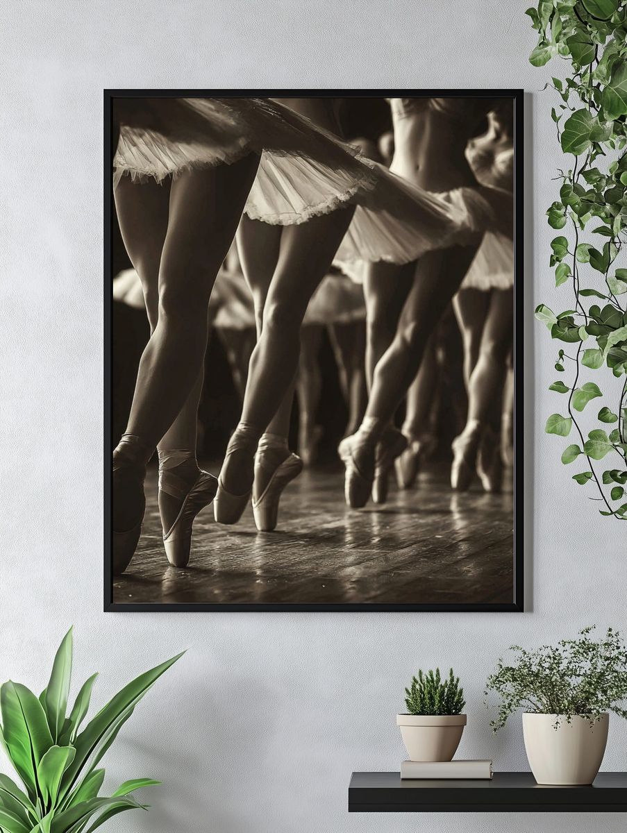 Ballet Dancers in Motion — Photography Print. — room view 4