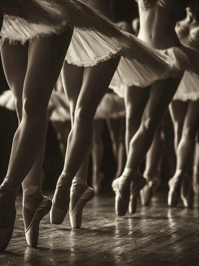 Ballet Dancers in Motion — Photography Print. poster print