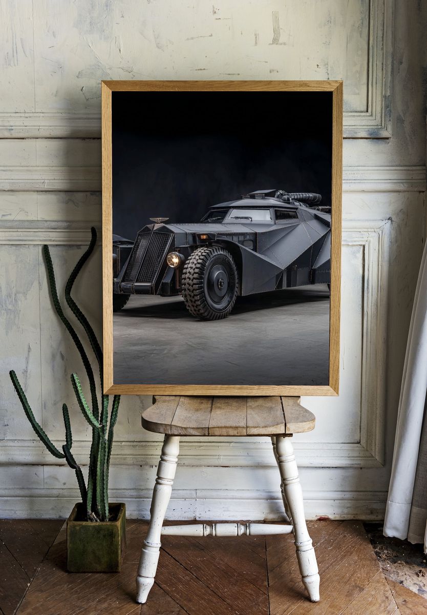 Armored Batmobile Concept Poster. — room view 1
