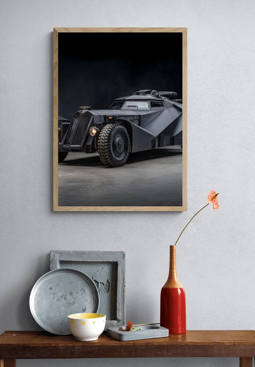 Armored Batmobile Concept Poster. — room view 3