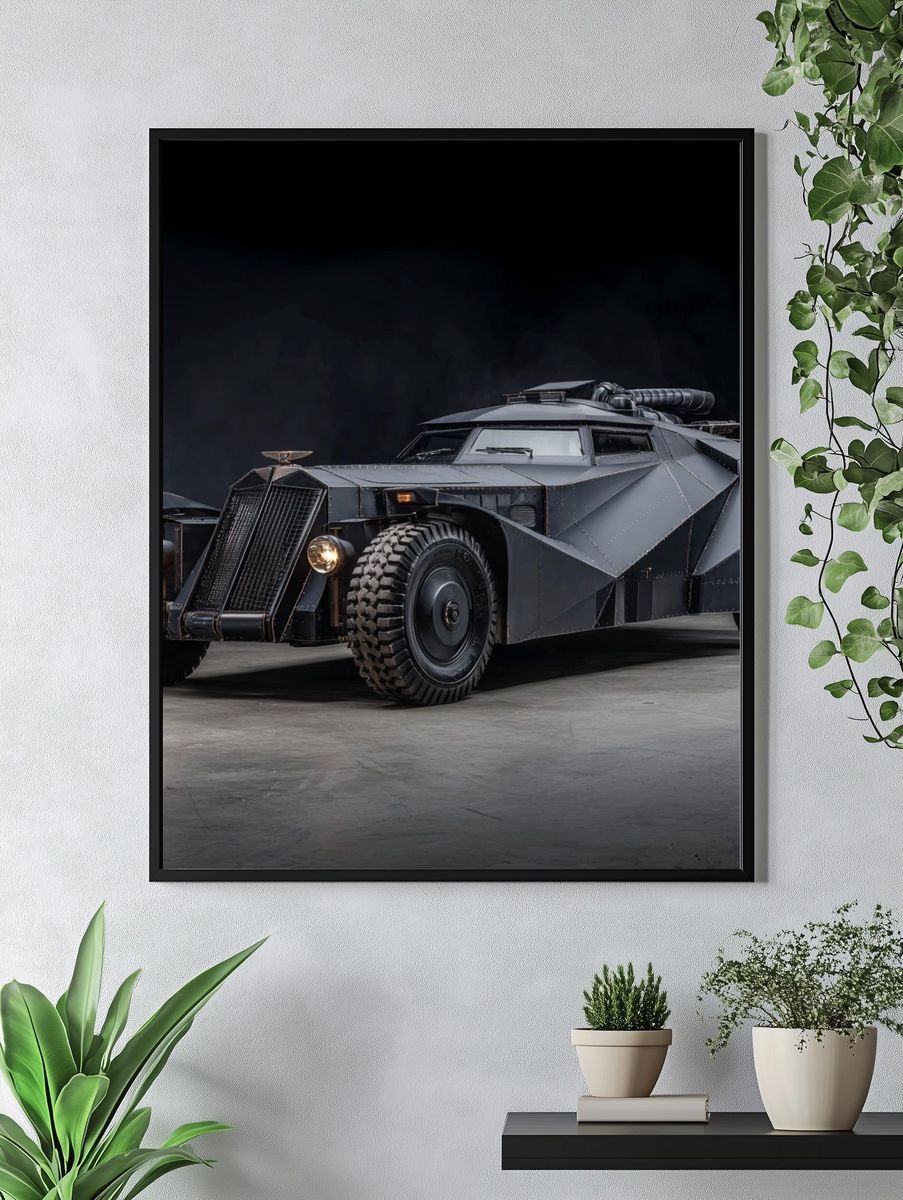 Armored Batmobile Concept Poster. — room view 4