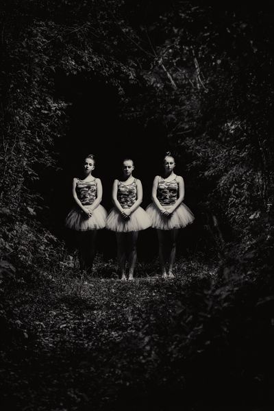 Ballet Dancers in the Forest — Fine Art Print. poster print