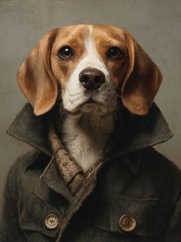 Beagle Portrait — Fine-Art Print. poster detail