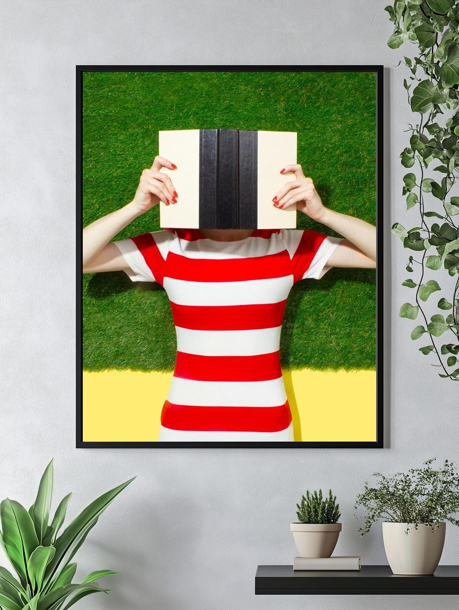 Book Head Portrait Photography Poster. — room view 4