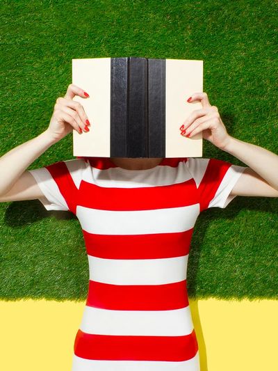 Book Head Portrait Photography Poster. poster print