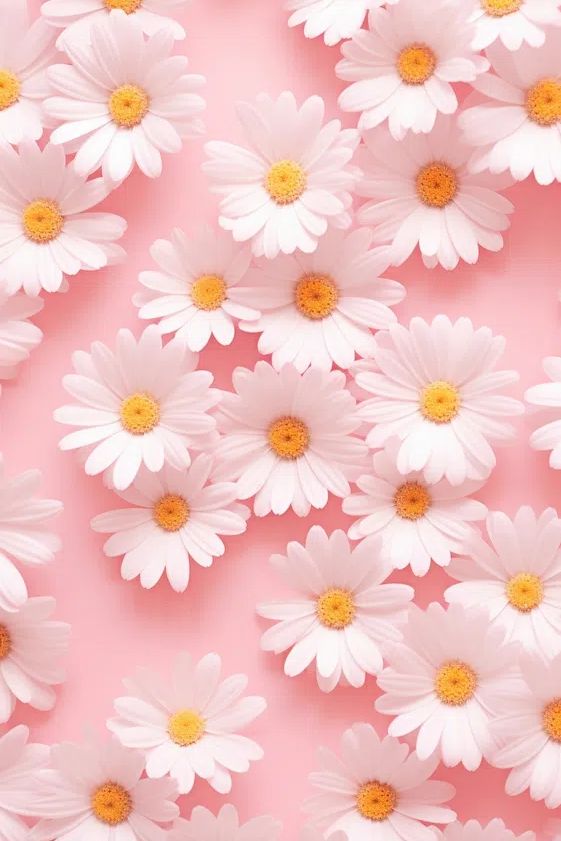 Daisy Floral Pattern Poster. poster — botanical art