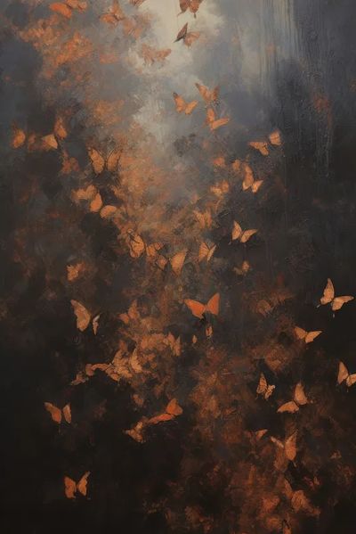 Butterflies in Flight — Fine Art Print. poster print