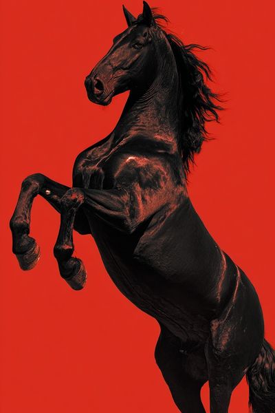 Majestic Black Horse — Photography Print. poster
