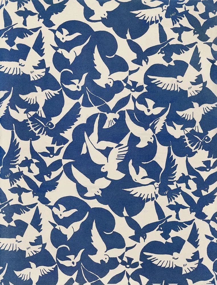 Birds in Flight — Illustration Print. poster detail