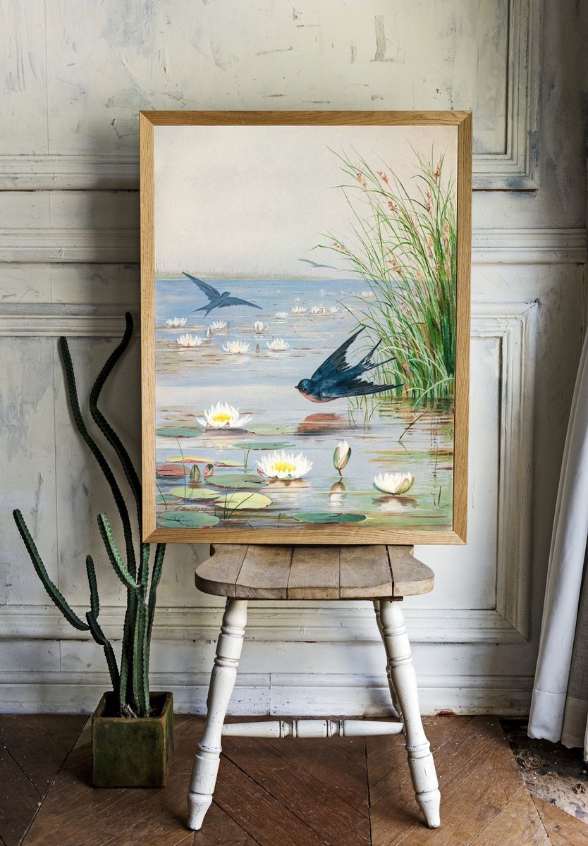 January — Art Print. — room view 1