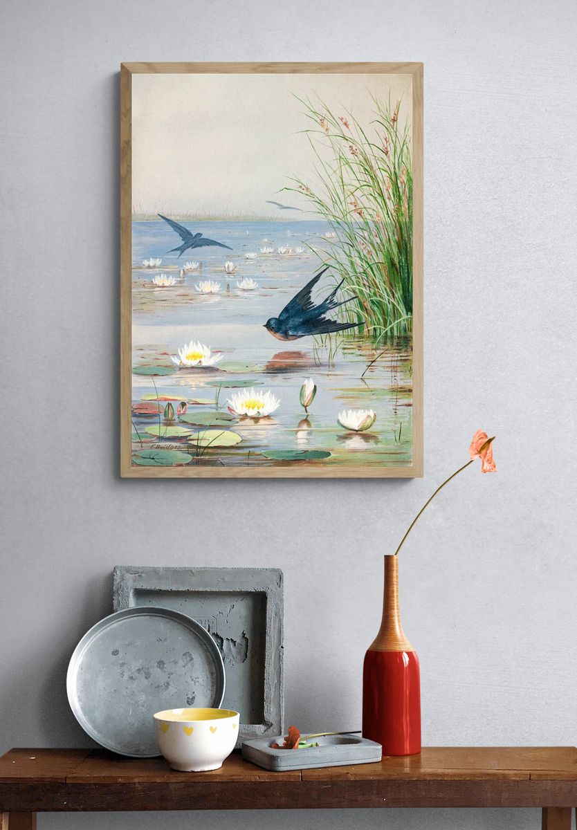 January — Art Print. — room view 3