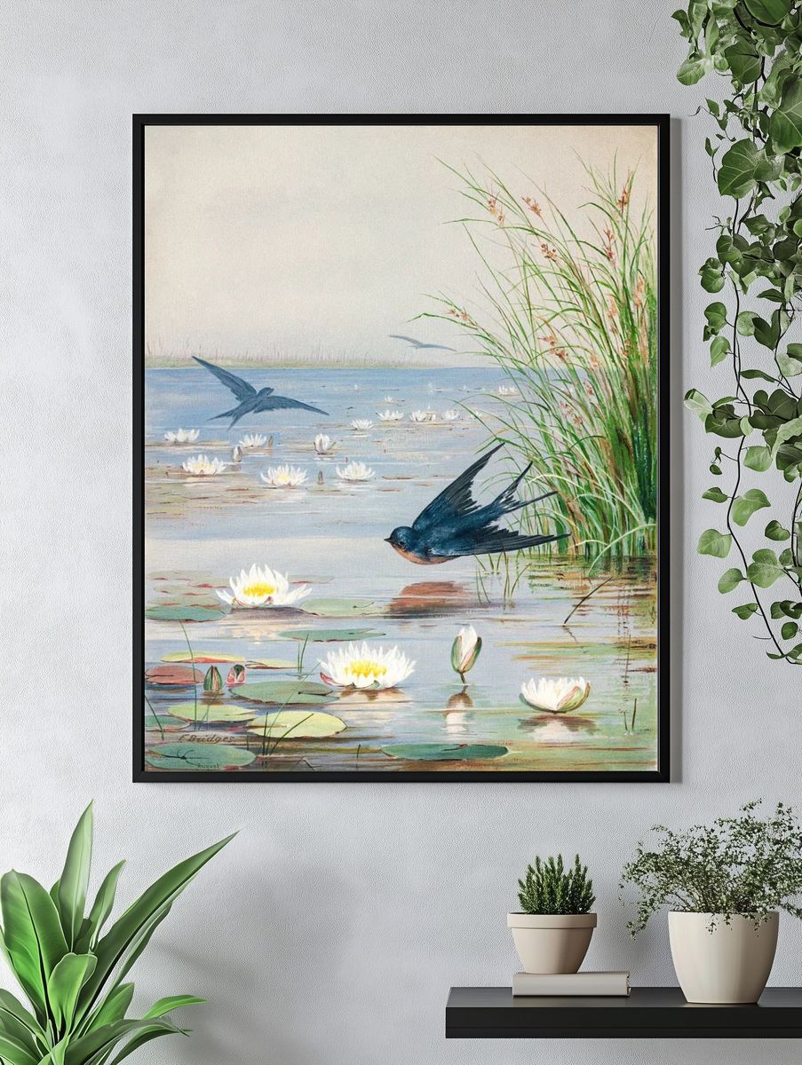 January — Art Print. — room view 4