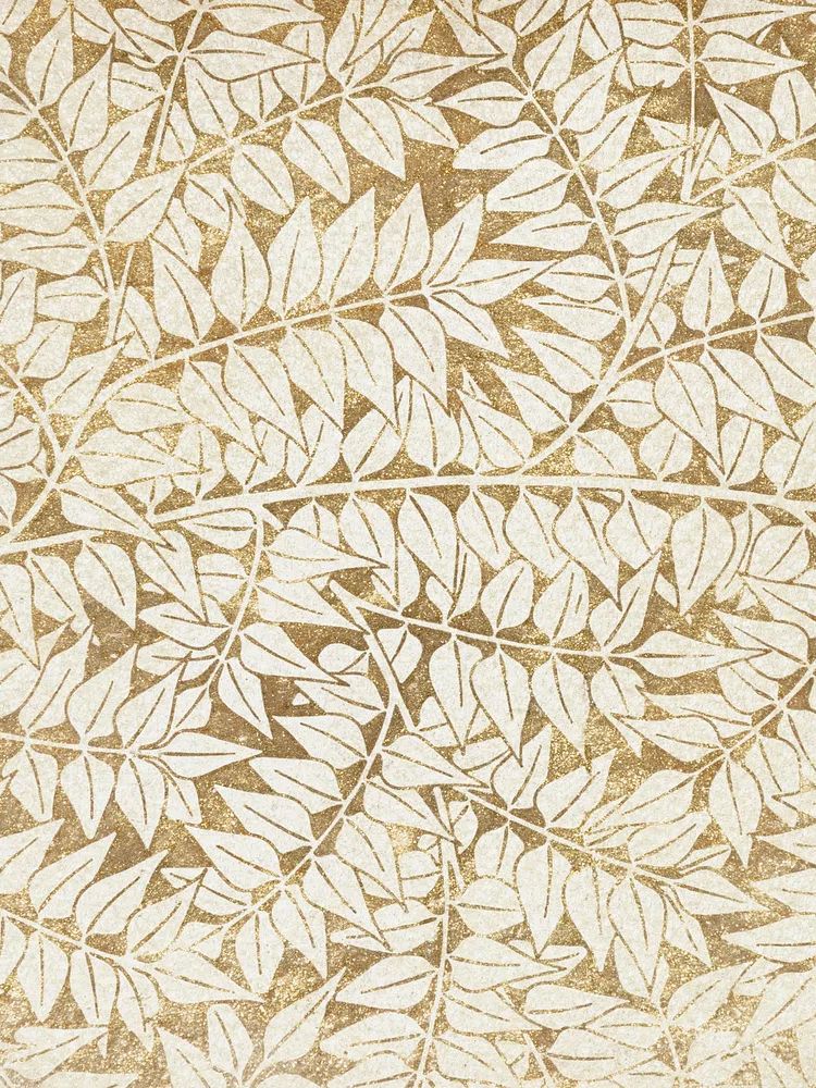 Botanical Leaves Pattern — Bohemian Print. poster — bohemian art