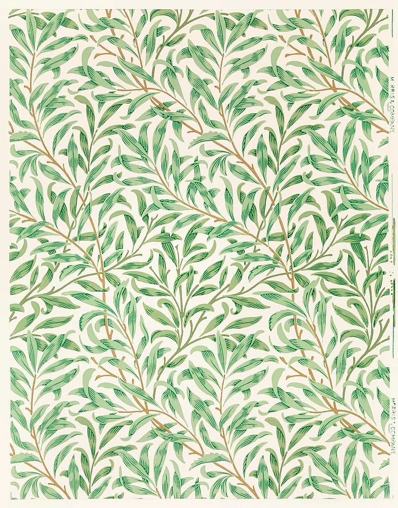 Botanical Leaf Pattern Poster. poster — botanical art