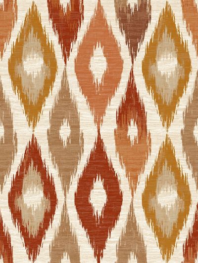 Boho Ikat Pattern Print. poster