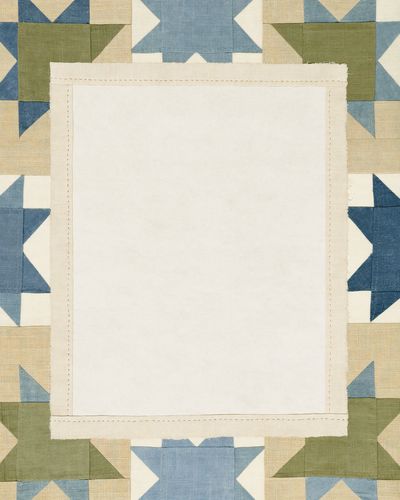 Patchwork Quilt Border Print.