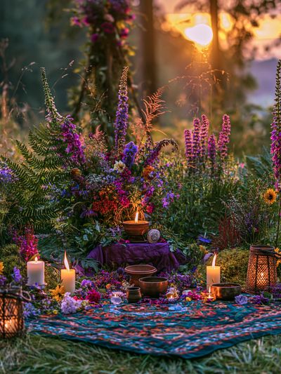 Enchanted Wildflower Ritual Poster.