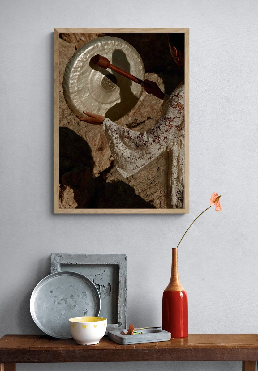 Gong Meditation — Bohemian Print. — room view 3