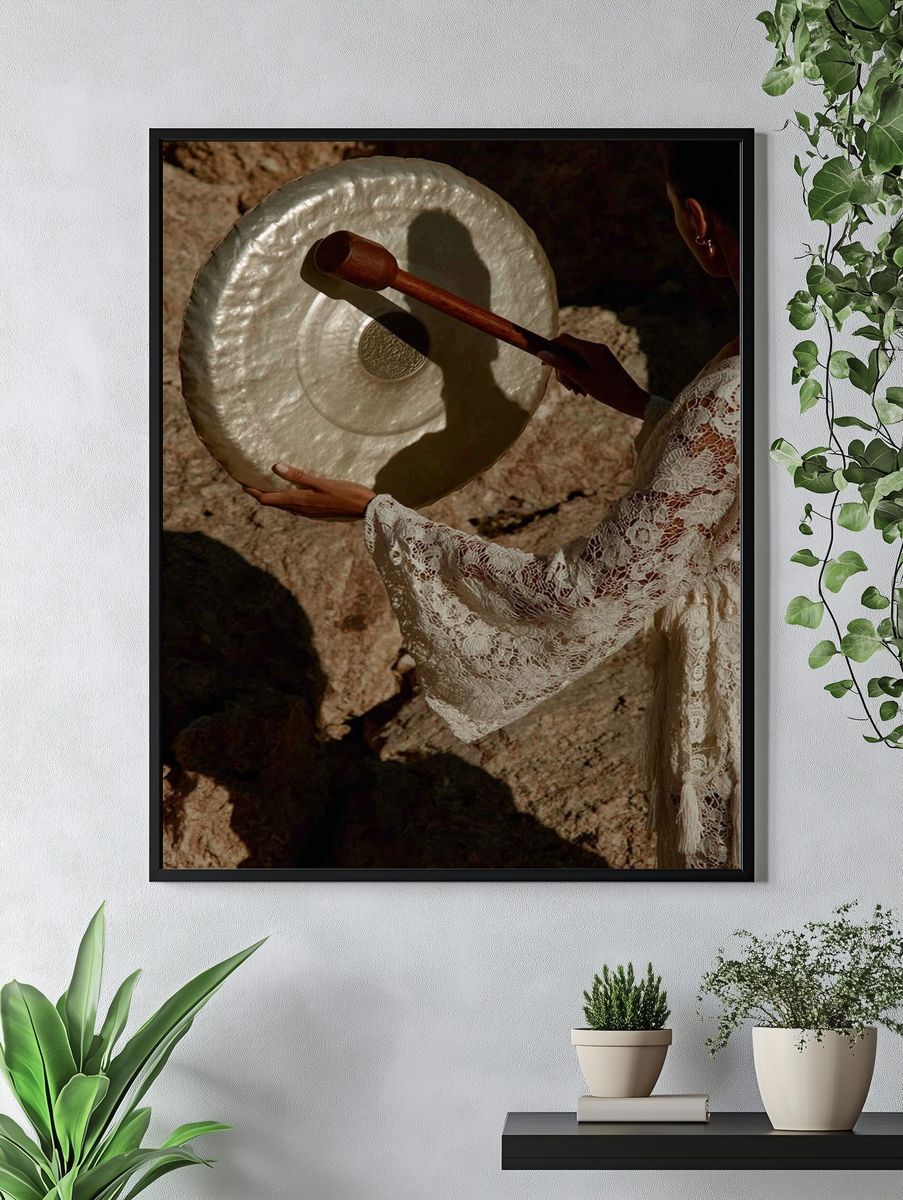 Gong Meditation — Bohemian Print. — room view 4