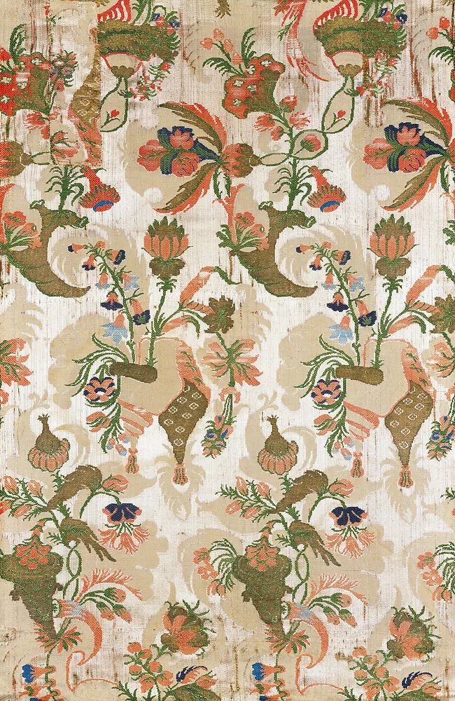 Floral Tapestry Pattern Print. poster — botanical art