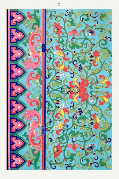Persian Floral Ornament Print