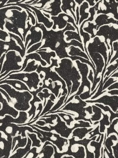 Black Floral Vine Pattern Print. poster print