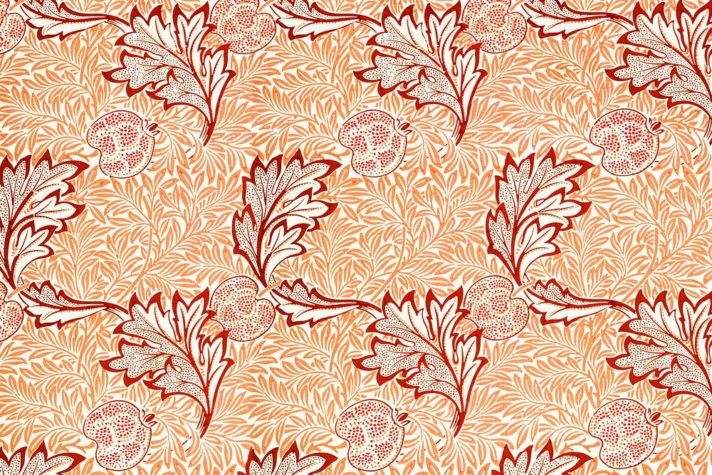 William Morris 's Apple (1877). poster detail