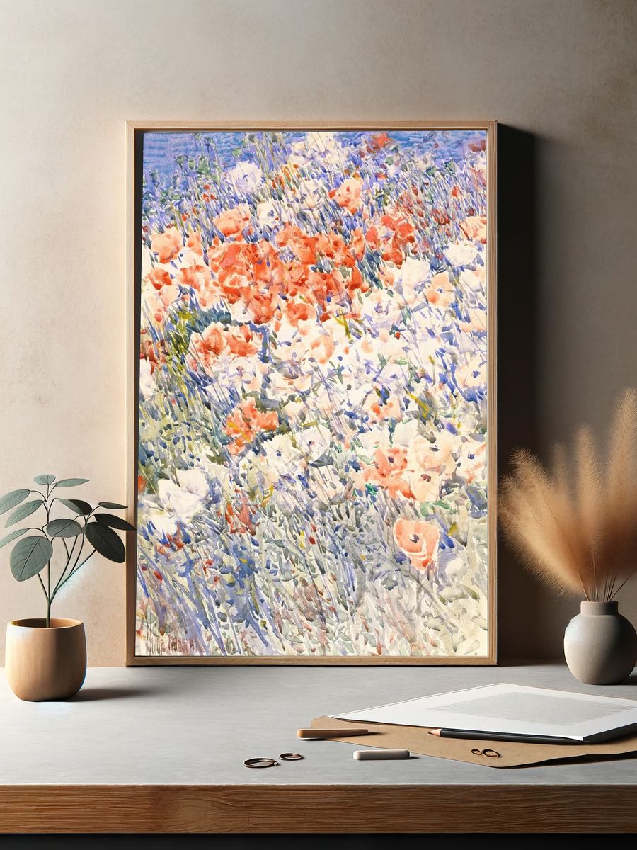 Island Garden Childe Hassam. Digitally. — room view 2