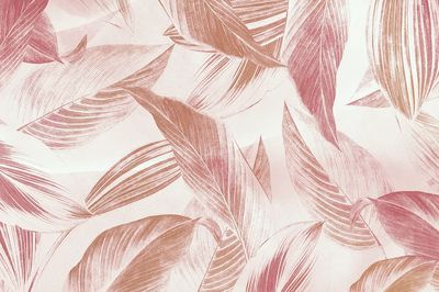 Abstract leaf patterned background design. poster print